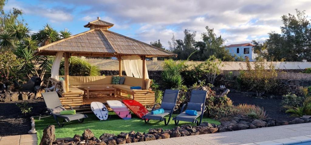 Casa Yukka Villa With Heated Pool Lajares Exterior foto